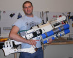 Some awesome dude used 3d printed parts to build a handheld railgun