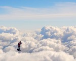 Flyboard hoverboard snowboarding clouds frank zapata