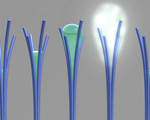 Nanorods efficiently harvest water molecules air