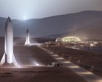 Elon musk says building the first sustainable city on mars will take 1000 starships and 20 years bfr spacex